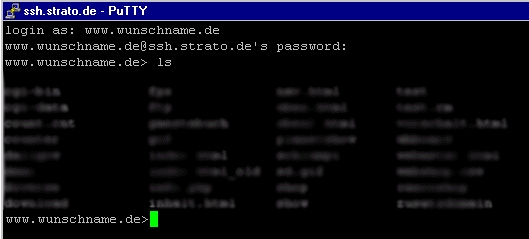 How to use your SSH/SFTP access | STRATO
